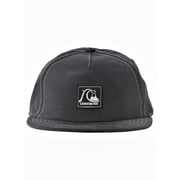 Quiksilver Adjustable Flat Peak Cap ~ Original black