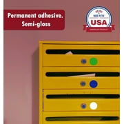 Royal Green Color-Coding Labels 1.25 inch Round Dot Stickers in Pastel Pink, Large Circle Sticker 30mm - 75 Pack