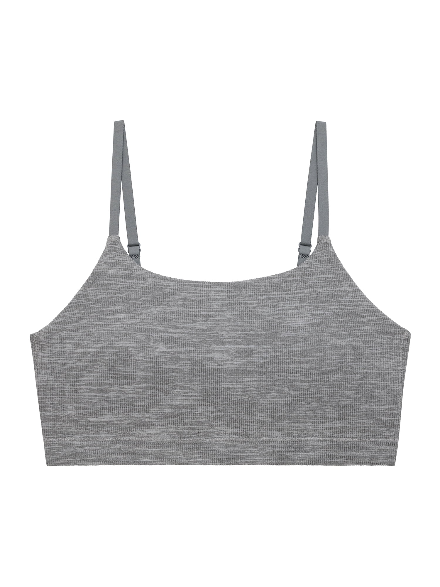 No Boundaries Women's Seamless Ribbed Cami Bralette, Sizes XS-XXXL