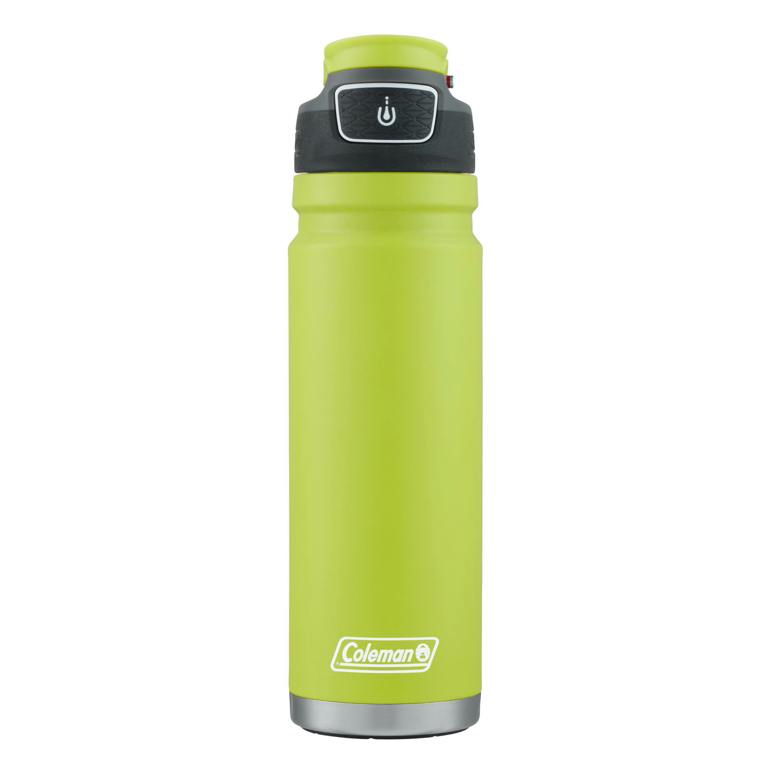 Coleman 24 oz. Spider Mum Green Solid Print Stainless Steel