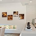 thumbnail image 6 of Kitchen Canvas Art Coffee Bean Coffee Cup Canvas Prints Coffee Wall Decor-4 Panels Framed Ready To Hang Coffee Image-Table Dining Room Canvas Wall Art Contemporary Pictures for Dining Home Decoration, 6 of 6