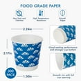 thumbnail image 2 of Vasos de papel JollyPack, 300 unidades, 90 ml, para baño, fiesta o pícnic, 2 of 7
