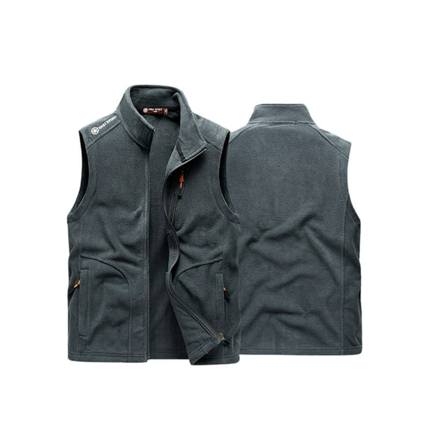 UKAP Mens Winter Warm Coats Sleeveless Jacket Vest Full Zip