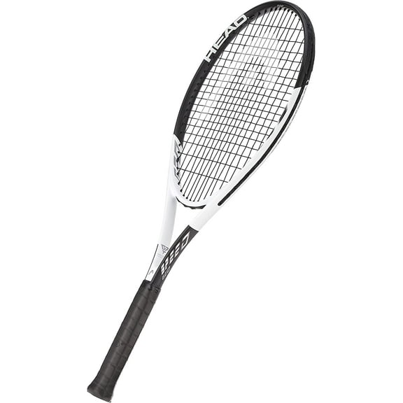 Speed Adult Tennis Racket - Pre-Strung Light Balance 27.5 Inch Racquet with Cover Bag