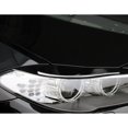thumbnail image 4 of Embellecedor de cejas para faro delantero de coche, par de faros delanteros, cubierta de tapa de ojo, embellecedor negro brillante, pegatinas de repuesto para faros de cejas, 4 of 5