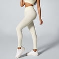 thumbnail image 2 of Women's High Waisted Ribbed Seamless Yoga Leggings Tummy Control Workout Pants, 2 of 9