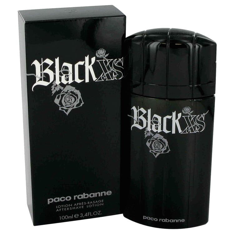 Paco Rabanne - Paco Rabanne Black XS After Shave for Men 3.4 oz ...