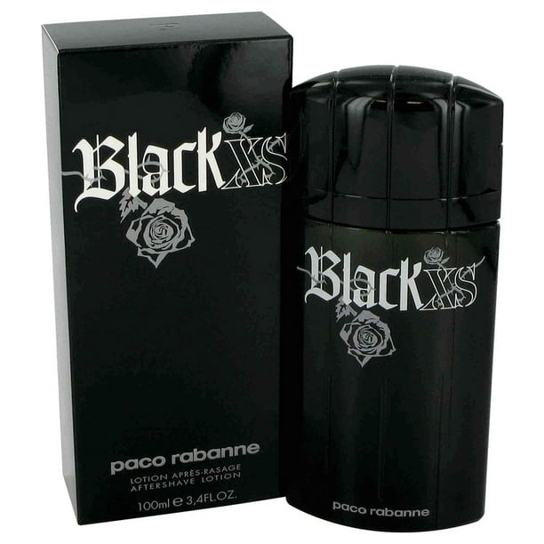 Paco Rabanne - Paco Rabanne Black XS After Shave for Men 3.4 oz ...