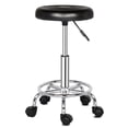thumbnail image 2 of Round Stool with Lines Rotation Bar Stool Black, 2 of 5