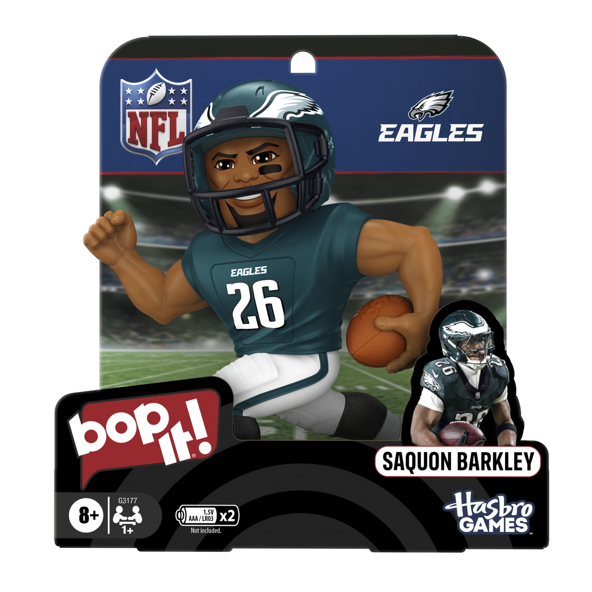 Bop It! Saquon Barkley Edition Game, Officially Licensed NFL Games for Kids and Teens, 8+
