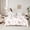 A White Pink, variant on Manfei Geometric Plaid Bed in a Bag Twin Size,Modern Minimalist Art Bed Set,Green Beige Bedding Twin Size,Breathable Room Decorative Reversible,7 Pieces