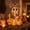 1Pack, variant on Lighted Vintage Patchwork Ghost, 13.8in LED Sweet Ghost with Pumpkin Lantern, Patchwork Ghosts Lamp for Halloween Decor, Harvest Fall Halloween Decorations for Mantel Shelf Entryway Porch (1Pack)