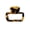 11.Dark Leopard, variant on Retro Square Medium Hair Claw Clip, French Minimalist Shark Clip for Office Daily Wear & Updos