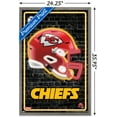 thumbnail image 3 of NFL Kansas City Chiefs - Neon Helmet 23 Wall Poster, 22.375" x 34" Framed, 3 of 5