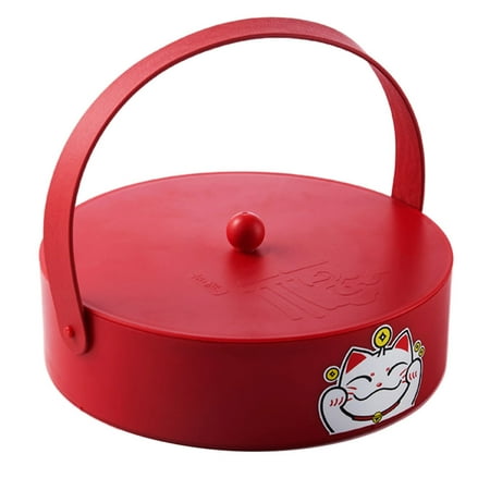 

1pc Chinese Style Multi-grid Candy Tray New Year Banquet Dessert Service Tray