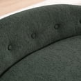 thumbnail image 5 of CQSXDA  Oversized Oval Dog Sofa Linen with Button-Tufted Backrest for Your Pet's Relaxation, Olive Green, 5 of 7