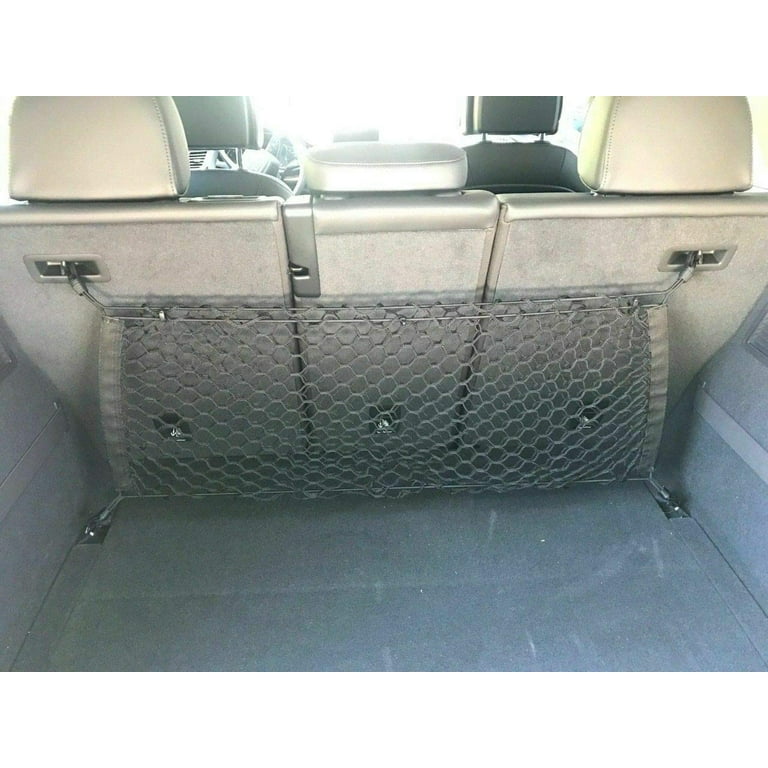 EACCESSORIES EA Rear Trunk Organizer Cargo Net for Porsche Cayenne 2011 2023 Envelope Style Cargo Net Premium Mesh Car Trunk Organizer Vehicle