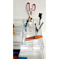 thumbnail image 4 of Beauty Acrylic Luxury Clear Case Acrylic Cosmetic, Jewelry Organizer with 1 Large Drawer 9 Compartments, 4 of 4