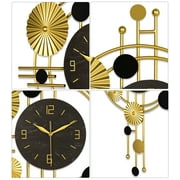 Wall Clock,30 Large Wall Clock, Modern Clocks for Living Room, Geometric Design - Silent Wall Clock, Battery Operated, for Living Room,Bedroom,Kitchen,Study or Entryway Decor