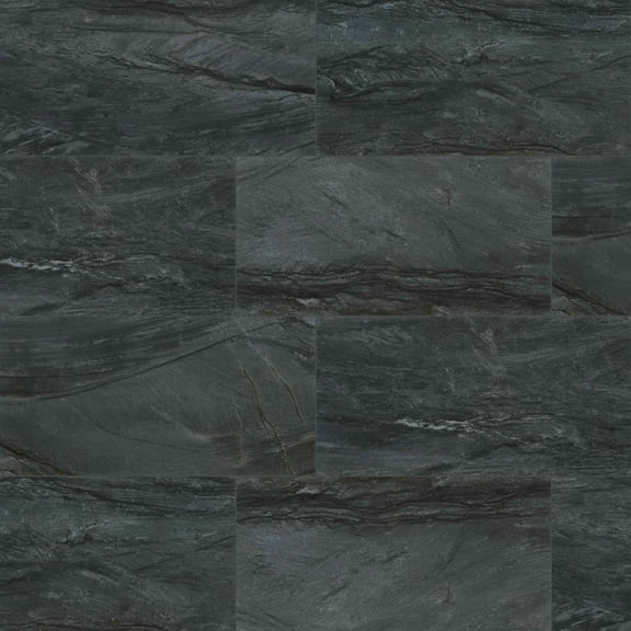 MSI Anastasia Anthracite 12 In. X 24 In. Polished Porcelain Floor And Wall Tile (16 Sq. Ft./Case)