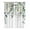 Green, variant on Blue Teal Eucalyptus Leaves Kitchen Curtains 63 Inch Length, Watercolor Vintage Botanical Grommet Top Bedroom Living Room Curtains, Light Filtering Cafe Curtain Drapes 2 Panels Set 84''x63''