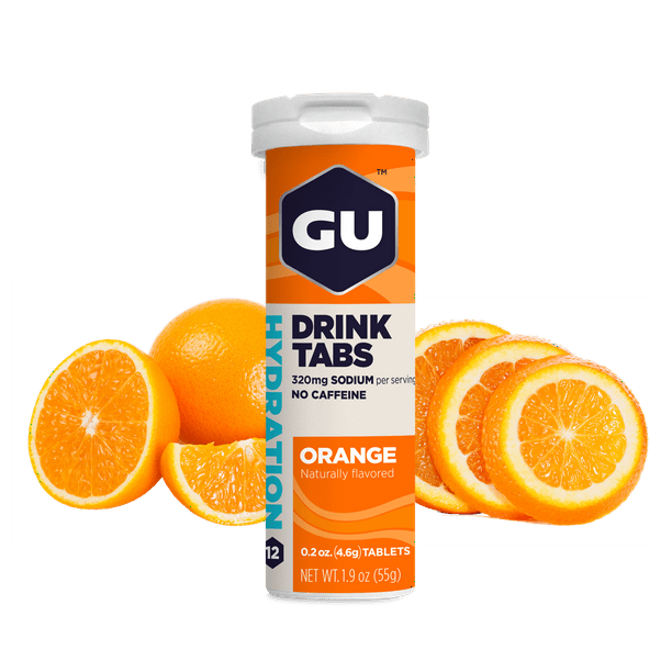 GU Energy, Hydration Drink Tablets, Orange, 8 count box