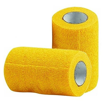 Andover Healthcare Co-flex Animal Bandage Yellow 4 Inch Pack Of 18 - 3400YL