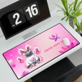 thumbnail image 3 of Faith Love Hope British Shorthair Breast Cancer Awareness Survivor Desk Mat Full Keyboard Mouse Pad Cat Lover Kitten Owner Gifts Large Mousepad - 02017, 3 of 5