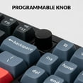 thumbnail image 4 of Keychron V3 Wired Custom Mechanical Keyboard Knob Version TKL QMK/VIA Programmable Macro with Hot-swappable Keychron K Pro Red Switch Compatible with Mac Windows Linux Carbon Black (Non-Transparent), 4 of 5