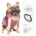 thumbnail image 3 of Bingfone Sloth With Donuts1 Dog Clothes Hoodie, Pet Winter Coat,Puppy Sweatshirts For Small Dogs Boy Girl,Suitable For All Breeds-Large, 3 of 8