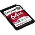 thumbnail image 2 of Kingston Canvas React Plus 64 GB Class 10/UHS-II (U3) V90 SDXC, 2 of 3