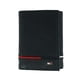 thumbnail image 1 of Cartera Tommy Hilfiger Leif de piel triple con RFID negra para hombre, 1 of 4