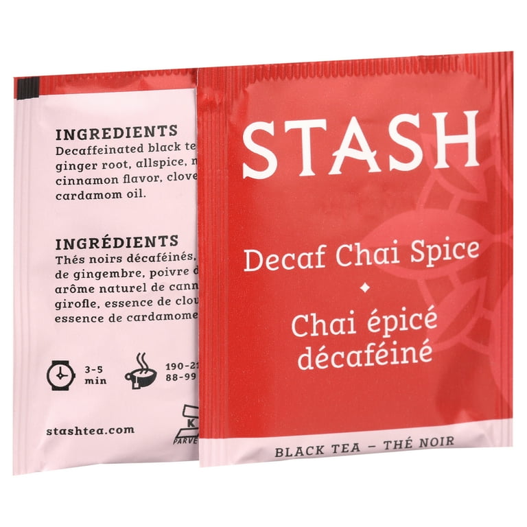 Stash Decaf Chai Spice Tea Bags, 18 Ct, 1.1 oz 