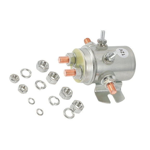 Unique Bargains Golf Cart Marine Boat Solenoid Relay for Winch Motor 12V 150A 6 Terminal Relay