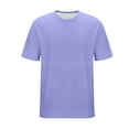 thumbnail image 5 of T-shirts for Men Loose Fit Casual Summer Tops Crew Neck Short Sleeve Tshirts Workout Sports Running Tee Shirt (XL, Purple), 5 of 5
