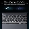 thumbnail image 5 of CHUWI CoreBook X Laptop 14'', AMD Ryzen 5 7430U(Up to 4.3GHz), 16GB RAM 512GB SSD, Windows 11 Laptop Computer, IPS FHD 2160 * 1440, HDMI, WiFi 6, BT5.2, USB 3.0, Webcam, 5 of 16