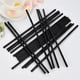 thumbnail image 1 of Pajitas de plástico desechables para fiestas de bodas, 600 uds., negras, flexibles Wmkox8yii FHAKJF3262, 1 of 8