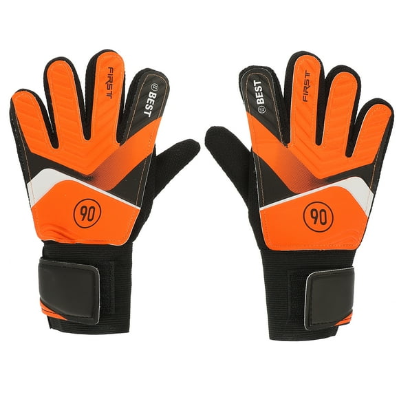 KAKOWELY 1 par de guantes de portero de PU antideslizantes para entrenamiento de fútbol.