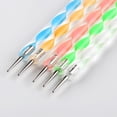 thumbnail image 6 of 5PCS Dotting Pens 3PCS Nail Painting Brushes Stainless Steel Alloy Nylon for Acrylic Nail Art Design, 6 of 8