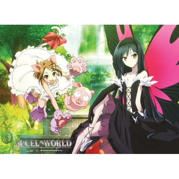 Great Eastern Entertainment Accel World Wall Scroll New Group Anime Art Licensed