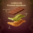 thumbnail image 3 of ChocCart Dubai Chocolate Bar – Signature Pistachio Cream & Crispy Kunafa Filling, Viral Knafeh Style Luxury Gift Box, 3.35 oz(1 Pack), 3 of 5