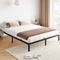 thumbnail image 3 of 10 Inch Full Bed Frame Without Headboard, No Box Springs Needed, Low-Profile Metal Platform Bed Frame Supporting Mattress Foundation, 800 Lbs Load Capacity/Easy to Assemble/Noiseless/Black, 3 of 9