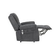 thumbnail image 5 of Solace Electric Power Recliner Chair with Massage and Heatin - Dark Grey, 5 of 16