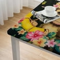 thumbnail image 5 of Acheng Monkey Flower Banana Square Tablecloth Waterproof 100% Polyester Fiber 36*36, 5 of 8