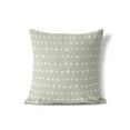thumbnail image 2 of Dot Row Light Green Throw Pillow, 2 of 4