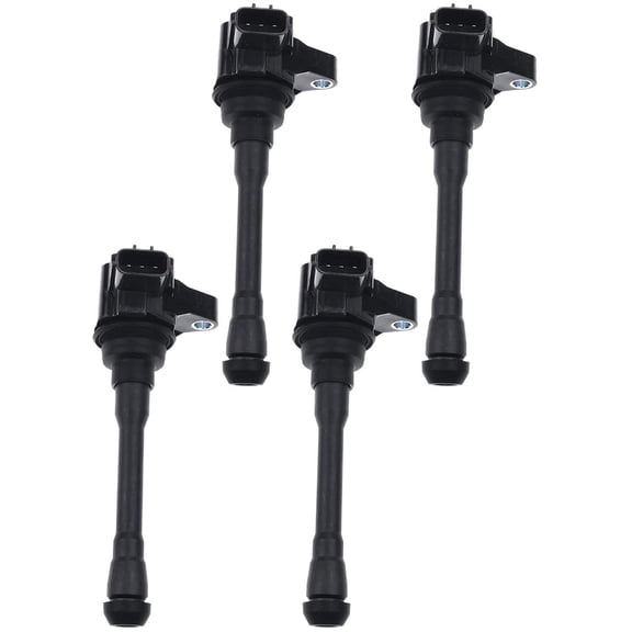 A-Premium Engine Ignition Coil Pack Compatible with Nissan NV2500 NV3500 2017-2019 Titan Titan XD 2016-2019 V8 5.6L Rear 4 Cylinders 4-PC Set