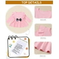 thumbnail image 3 of WESIDOM Toddler Girl Clothes Ruffle Shoulder Top+Floral Pants 1-6T Toddler Girls Outfits 2 Piece Sets, 3 of 10