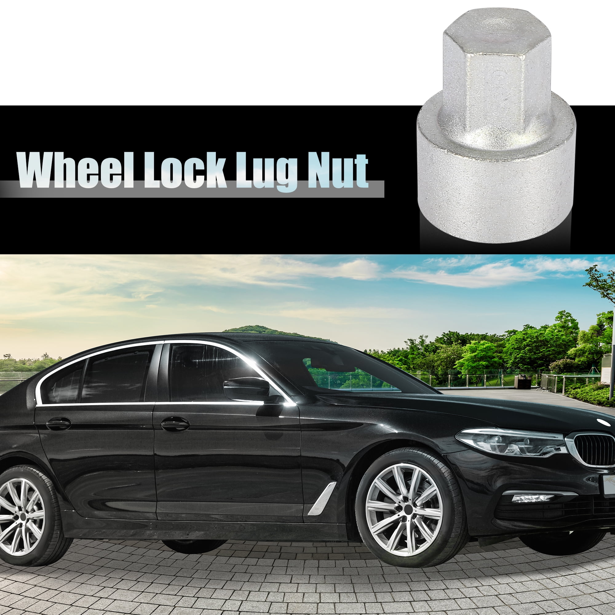 Unique Bargains Car Wheel Lock Lug Nut Anti-Theft Key for BMW 3 5 7 Series 058
