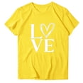 thumbnail image 5 of Ounisa Heart Shirts for Women - Trendy Short Sleeve Womens Graphic T Shirt Cute Love Gifts for Her, 5 of 7