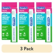 (3 pack) Benadryl Extra Strength Itch Relief Stick - Travel Size - 0.47 fl oz